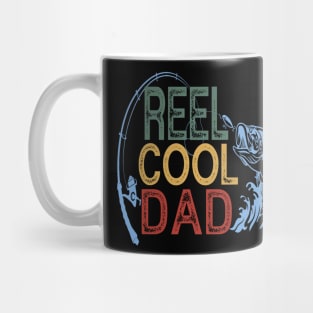 Reel Cool Dad Fisherman Daddy Father's Day Gifts Fishing Mug